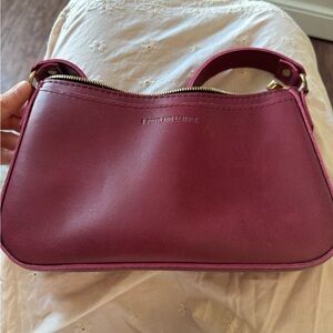 Portland Leather Lucy Women's Deep Red Shoulder Bag